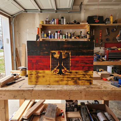 Deutschland Holzflagge